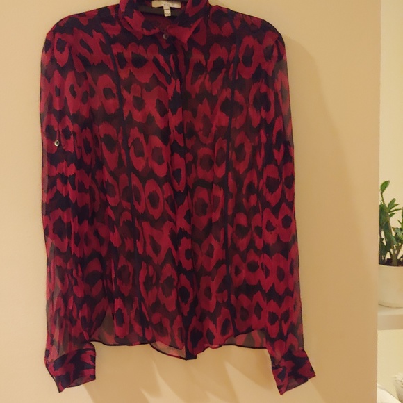 Cool sexy Adam sheer button top - Picture 6 of 8